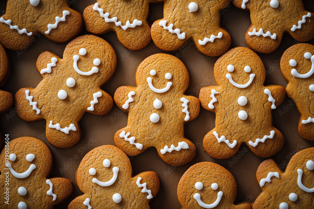 gingerbread men cookies with smiling faces gingerbread men cookies with smiling faces