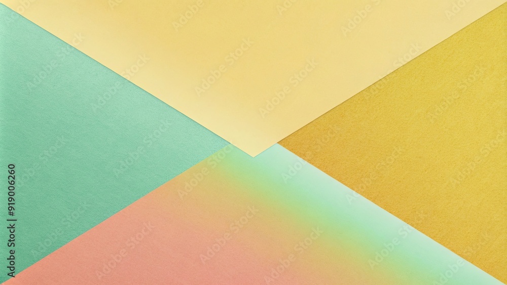 Pastel Geometric Background on grainy gradient colorful with copy space for any design Pastel Geometric Background on grainy gradient colorful with copy space for any design