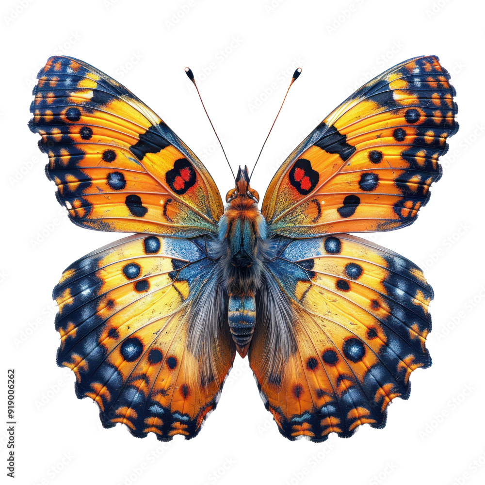 Fototapeta premium A butterfly isolated on a transparent background for web, banner, wallpaper