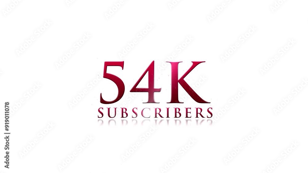 54k, 54k Subscribers Video, Thank You 54k Subscriber, Thank you Followers Congratulation, 54k Subscribers Text Animation Effects For You 54k, 54k Subscribers Video, Thank You 54k Subscriber, Thank you Followers Congratulation, 54k Subscribers Text Animation Effects For You