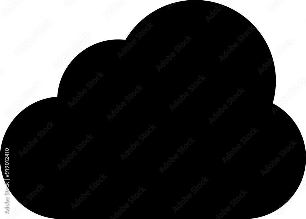 Simple cloud vector icon. Symbol for forecast and online data storage. Isolated illustration in white background. Simple cloud vector icon. Symbol for forecast and online data storage. Isolated illustration in white background.