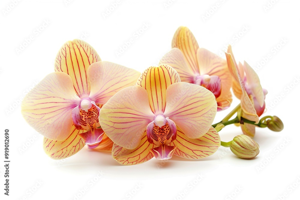 Orchid isolated on a white background Orchid isolated on a white background