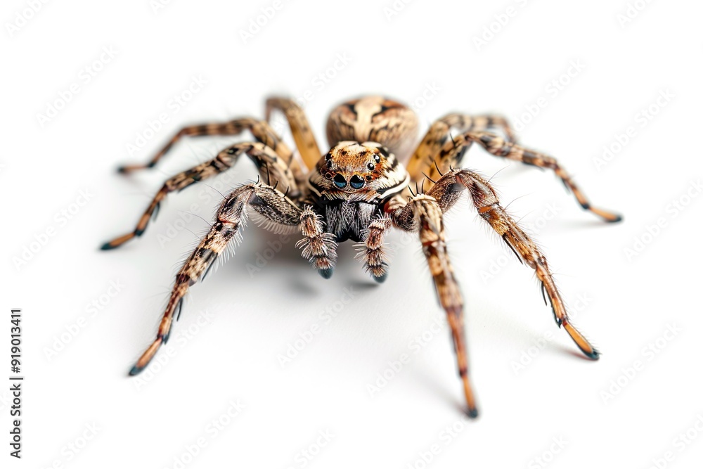 Spider isolated on a white background Spider isolated on a white background