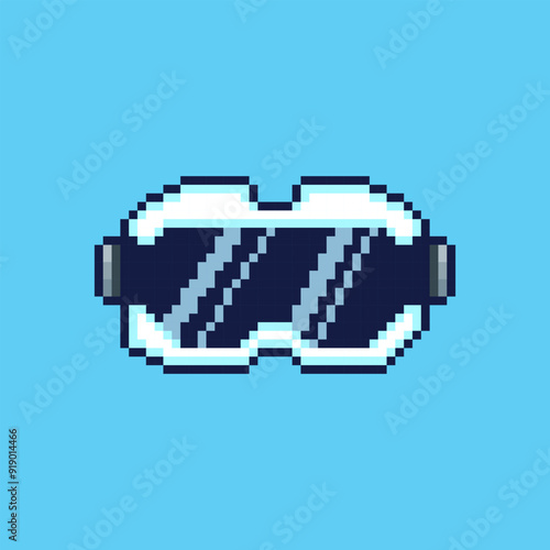 Pixel art virtual reality game asset design