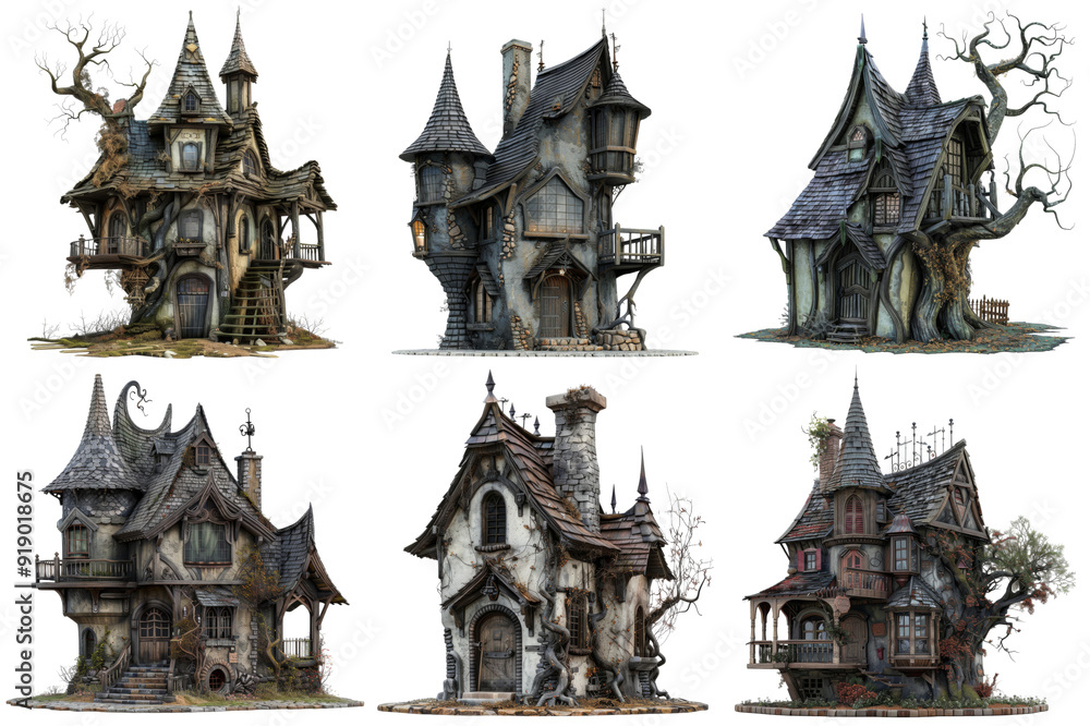Six Unique and Whimsical Fairy Tale Houses Six Unique and Whimsical Fairy Tale Houses