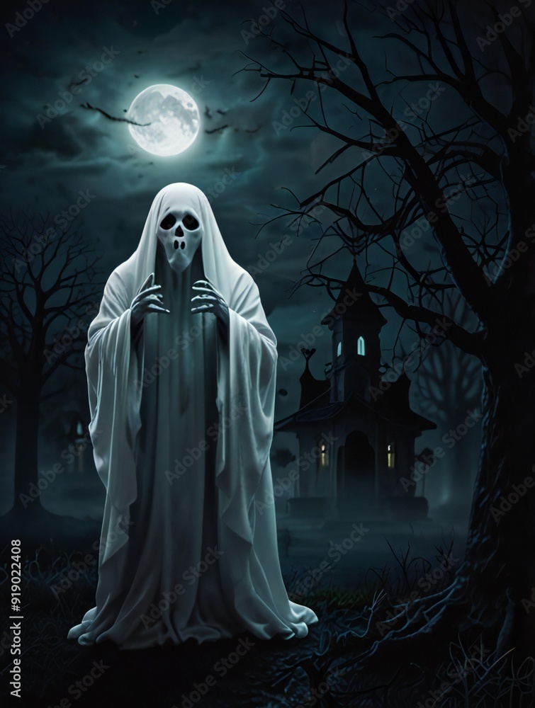 spooky halloween scene spooky halloween scene