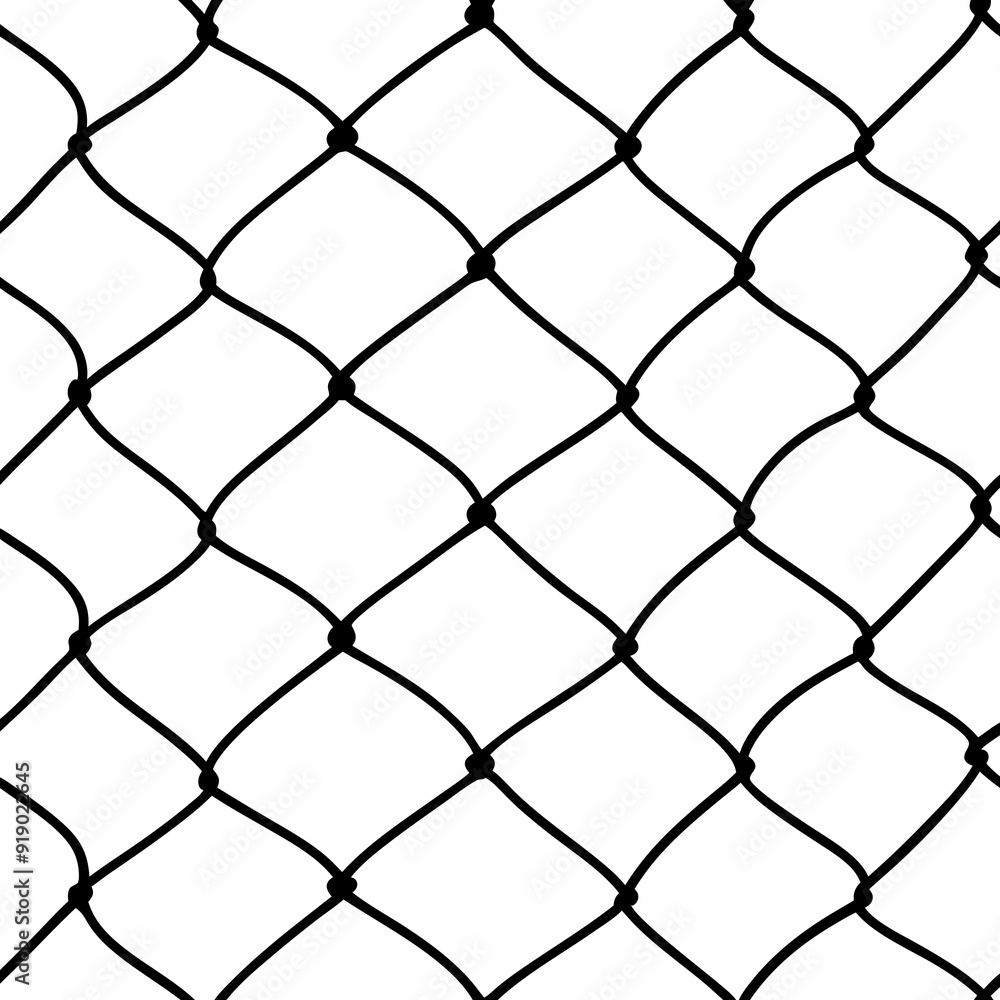 Soccer goal mesh, fishnet pattern or fish net background, vector seamless texture. Black rope net pattern on white, fishing of football goal or sport net and fishnet with knot grid. pattern with grid. Soccer goal mesh, fishnet pattern or fish net background, vector seamless texture. Black rope net pattern on white, fishing of football goal or sport net and fishnet with knot grid. pattern with grid.