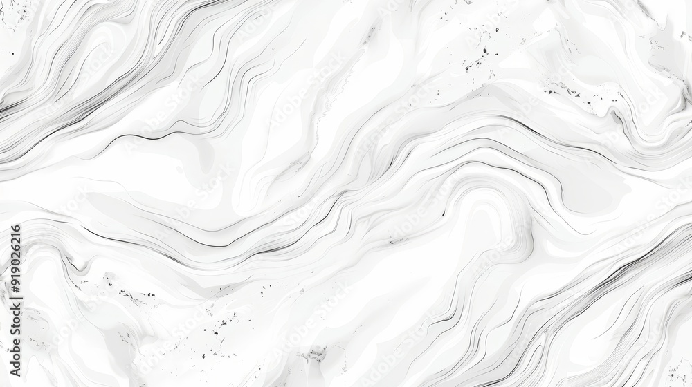 Abstract White Marble Pattern with Wavy Black Gray Lines, Natural Luxury Style Texture Background Abstract White Marble Pattern with Wavy Black Gray Lines, Natural Luxury Style Texture Background