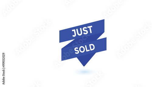 Just sold button web banner templates. Vector Illustration 
