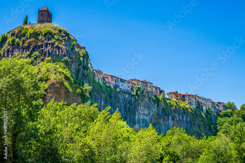 Castellfollit de la Roca, comarca de La Garrocha, Gerona, Catalonia, Spain photo