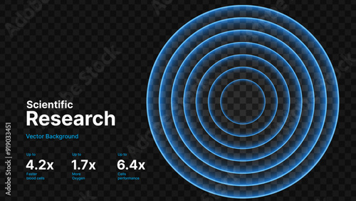 Sensor Lines Effect. Radar Sonar or Signal Sound Scanner. Wireless Technology Digital Radar Radial Waves for Motion Detection. Radio Signal Ripple Effect Concept. Vector Tech Illustration.