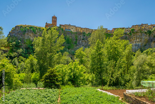 Castellfollit de la Roca, comarca de La Garrocha, Gerona, Catalonia, Spain photo