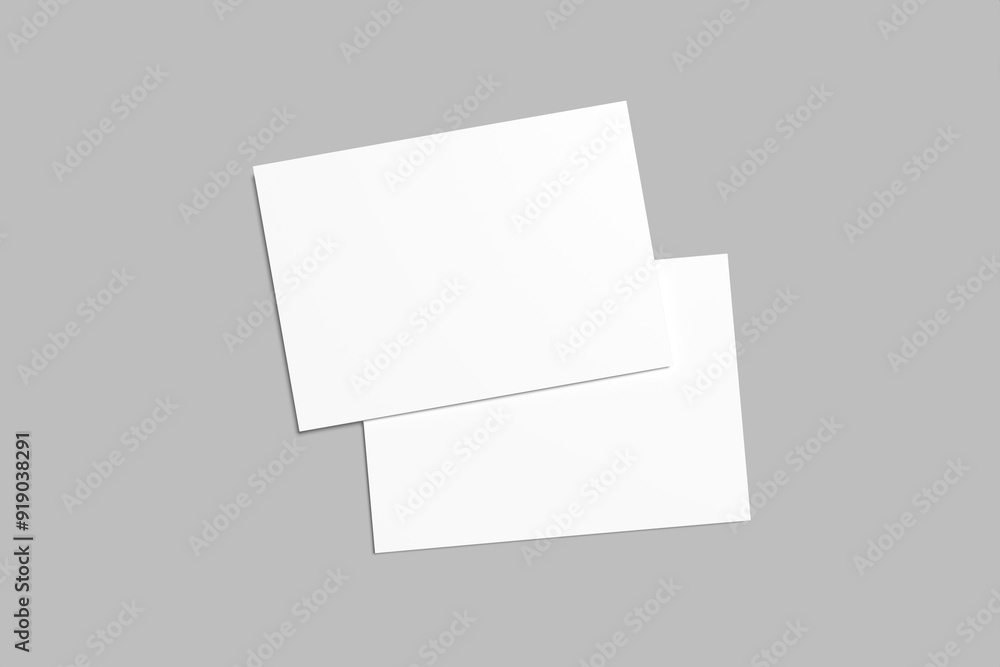 A6 Postcard Blank Mockup A6 Postcard Blank Mockup