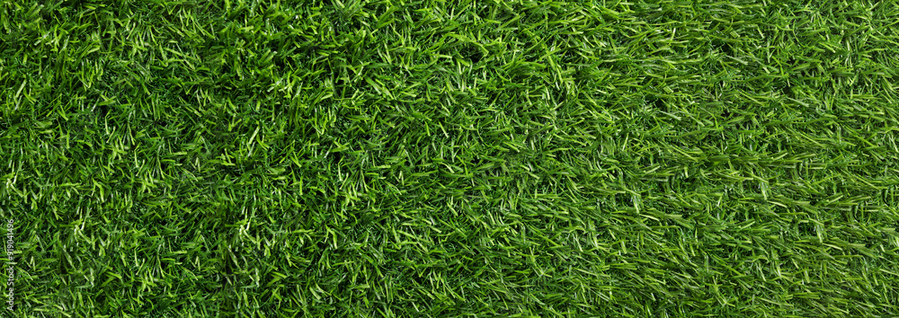 Green artificial grass as background, banner design Green artificial grass as background, banner design