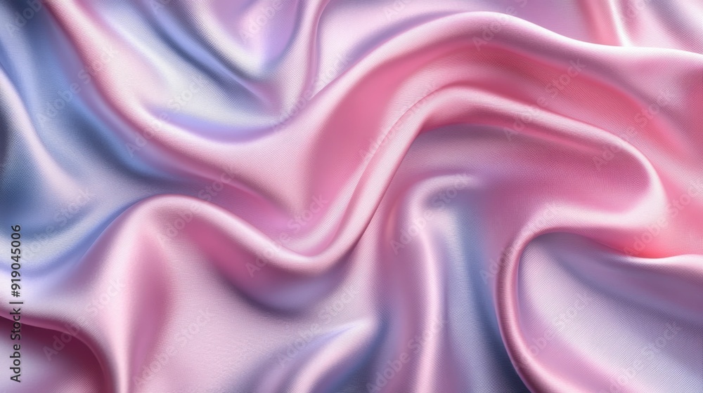 Abstract Draped Fabric in Pink and Blue Hues Abstract Draped Fabric in Pink and Blue Hues
