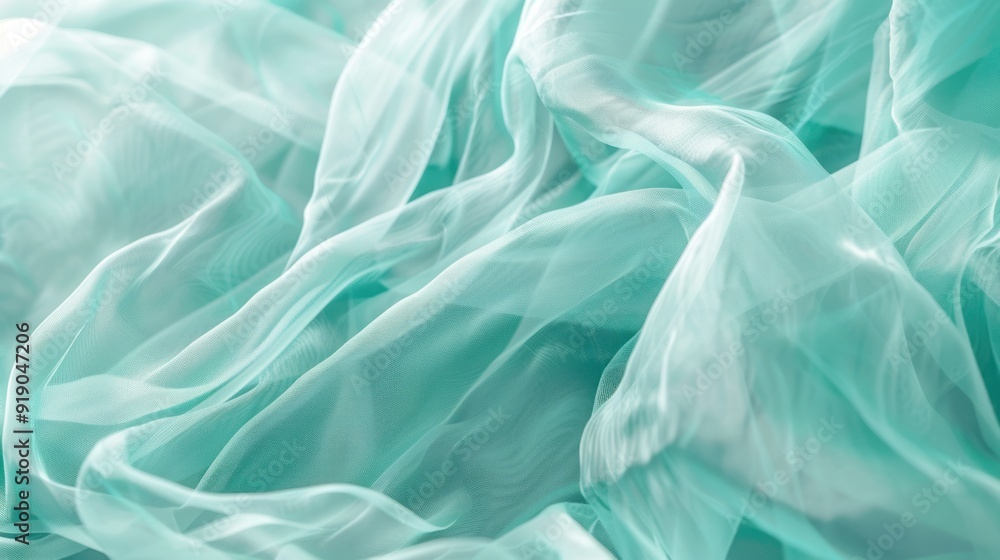 Obraz premium Abstract Green Fabric Texture