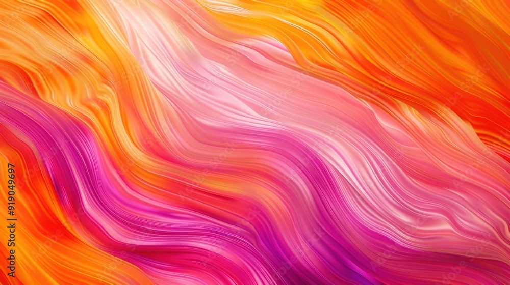 Obraz premium Abstract Wave Pattern in Vibrant Hues