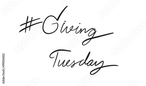 #giving tuesday text font calligraphy hand written script black dark color symbol sign decoration ornament volunteer tuesday giving community help gift charity relief lifestyle support christmas love 