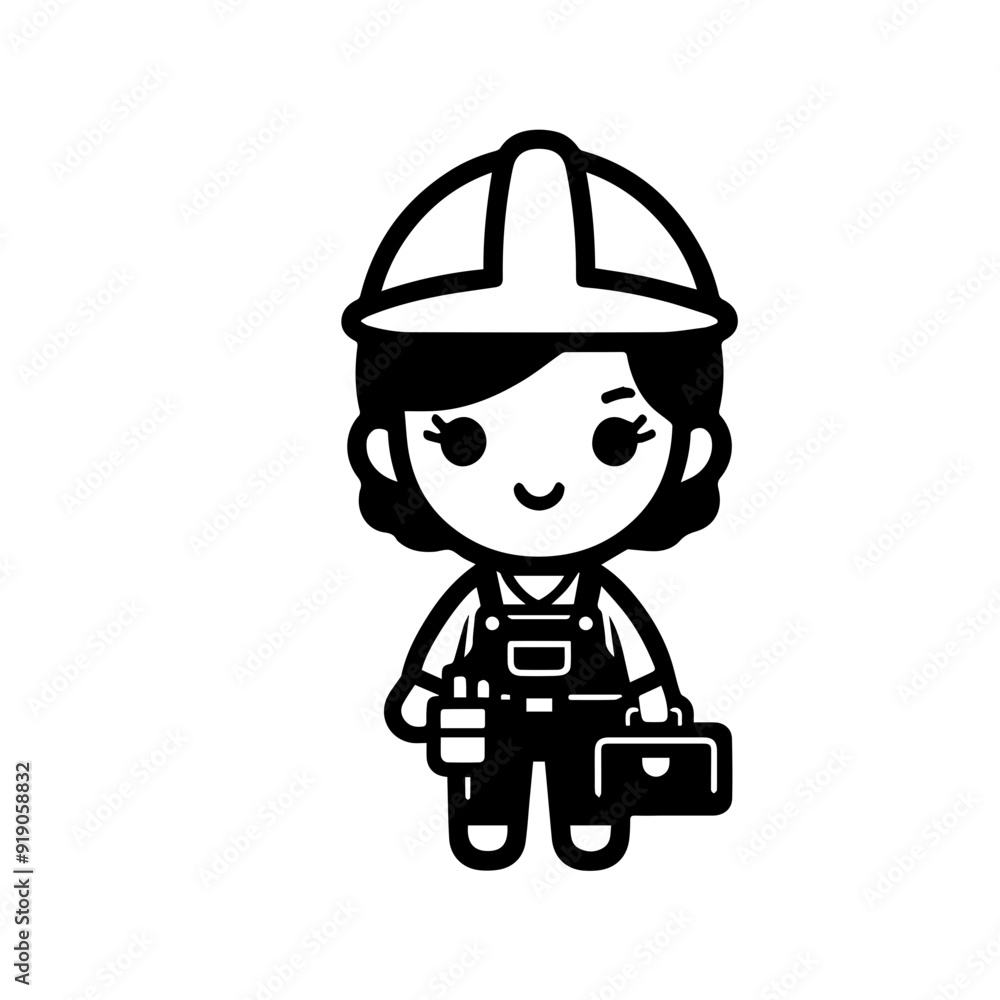 Construction worker avatar icon Construction worker avatar icon