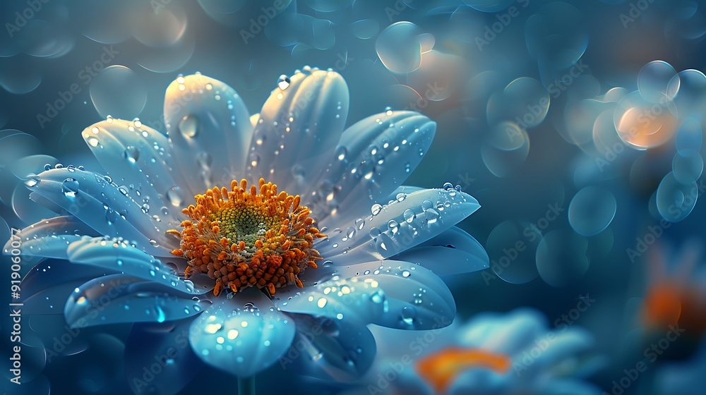 A close-up of a daisy, intricate petal patterns, soft focus background, mystical and enchanting, anime style, hd quality, natural look. --ar 16:9 --v 6.0 A close-up of a daisy, intricate petal patterns, soft focus background, mystical and enchanting, anime style, hd quality, natural look. --ar 16:9 --v 6.0