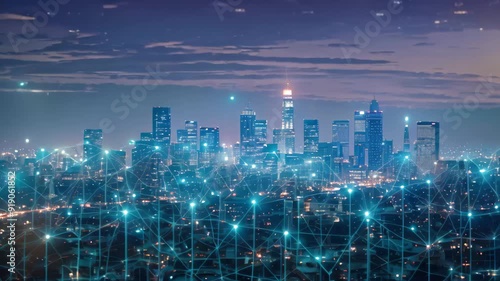 Wallpaper Mural An empty room featuring a fireplace as its focal point, The heart of a digitally-connected city, where smart devices and sensors gather real-time information for decision-making Torontodigital.ca