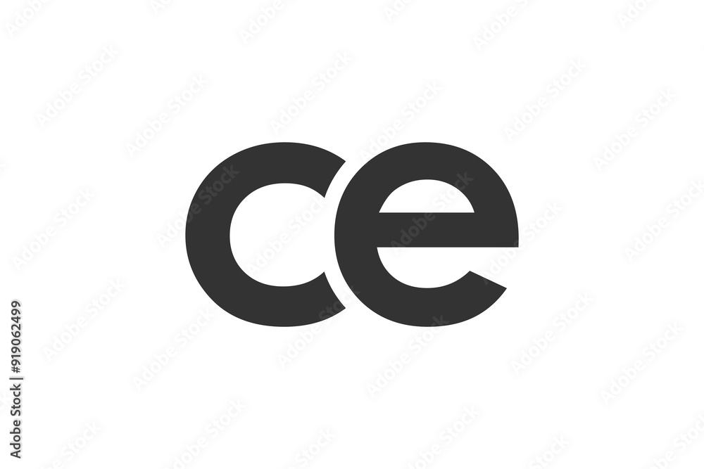 CE creative geometric initial based modern and minimal logo. Letter c e trendy fonts. CE creative geometric initial based modern and minimal logo. Letter c e trendy fonts.