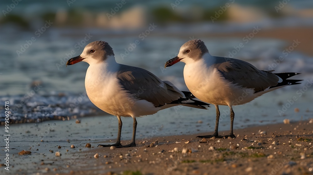 With their vibrant feathers and infectious laughter, the pair of laughing gulls on the sandy shore of South Padre Island are a sight to behold, a true testament to the beauty and diversity of nature.
With their vibrant feathers and infectious laughter, the pair of laughing gulls on the sandy shore of South Padre Island are a sight to behold, a true testament to the beauty and diversity of nature.