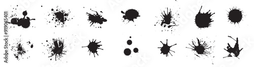ink splatter grunge liquid paint splashes stains abstract ink splashes ink splatter grunge liquid