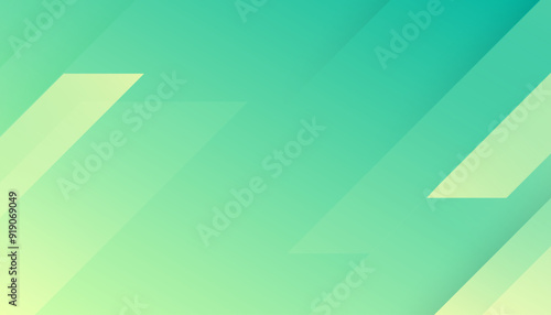 Abstract geometric green background. Vector illustration
