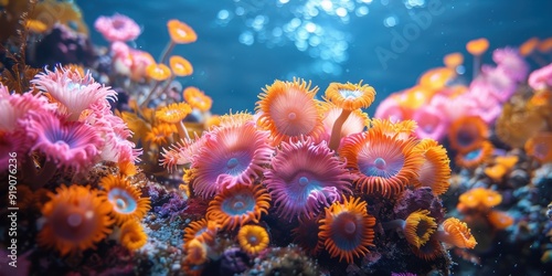 Vibrant Coral Reef Life