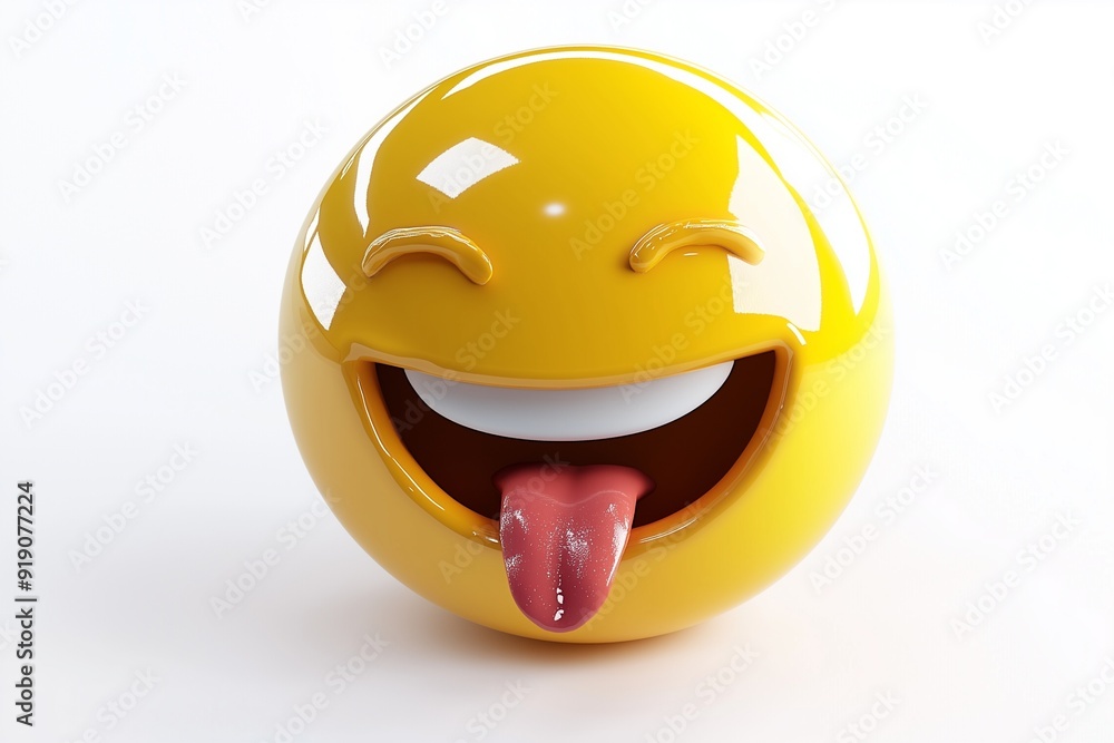 Fototapeta premium smile face emoji