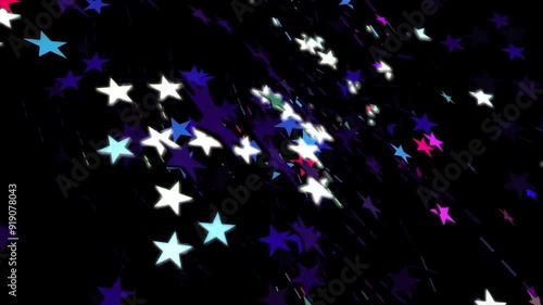 abstract visual neon forms