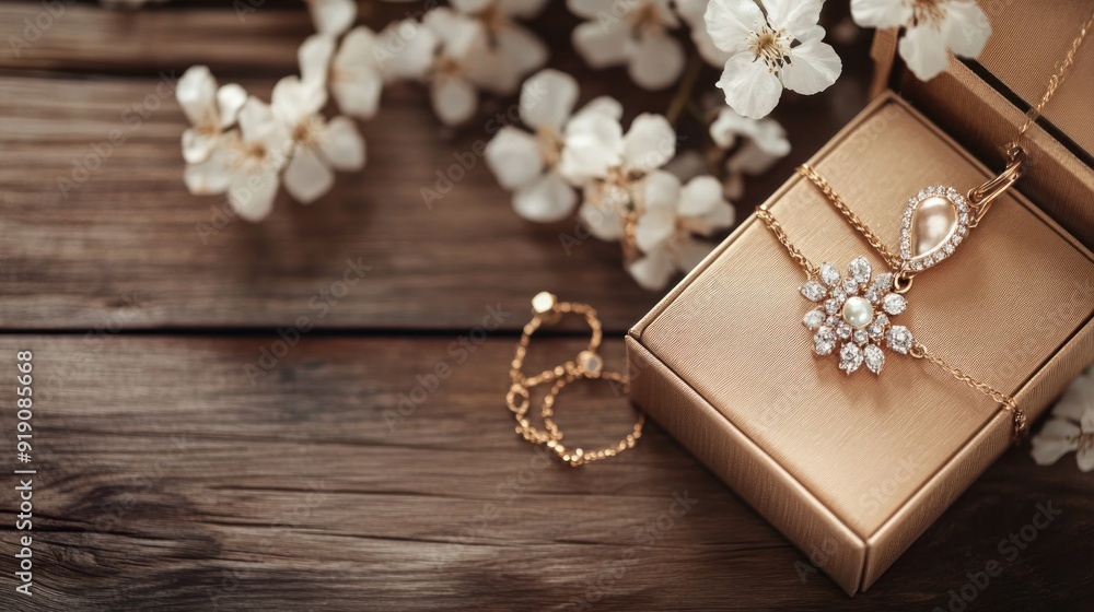 Luxury Jewelry in a Gift Box Luxury Jewelry in a Gift Box