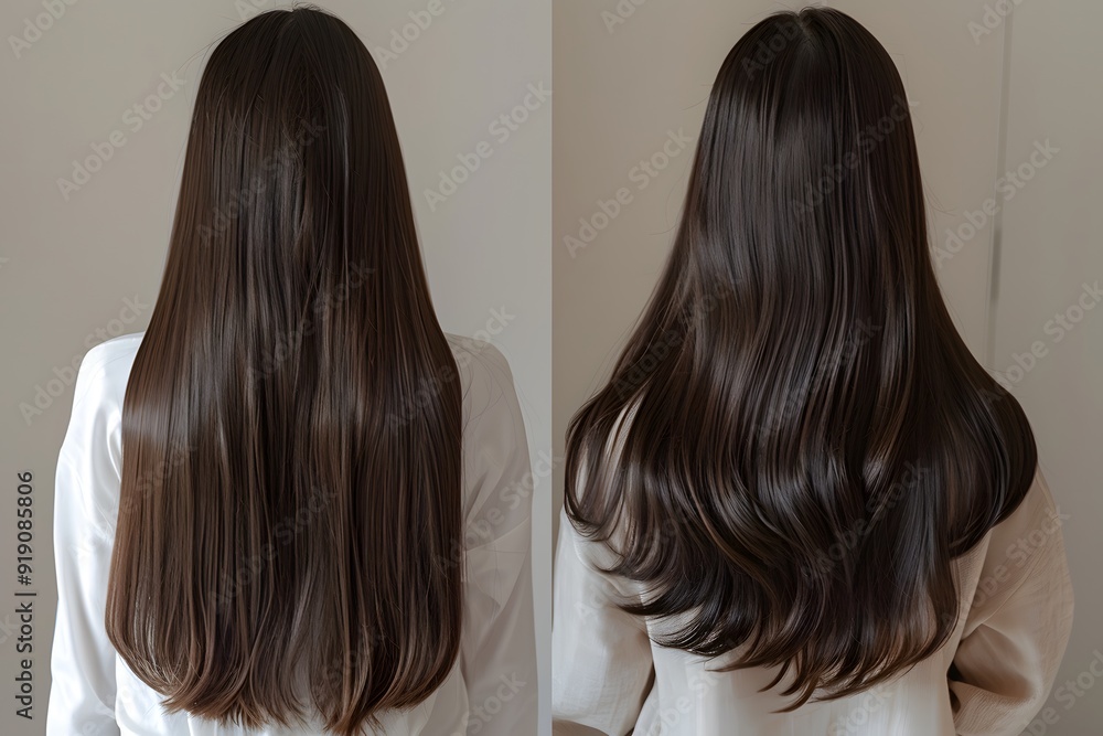 Transforming Long Hair: From Straight to Beautiful Waves Transforming Long Hair: From Straight to Beautiful Waves
