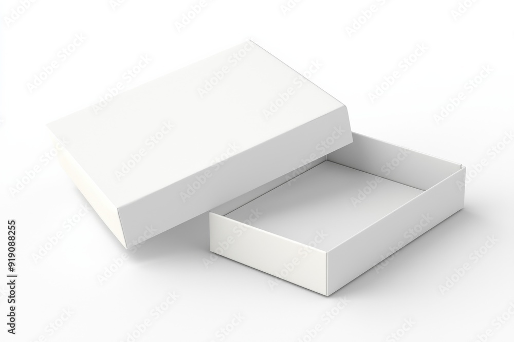 Paper Box Mockup A4 on isolated background created with Generative AI Paper Box Mockup A4 on isolated background created with Generative AI
