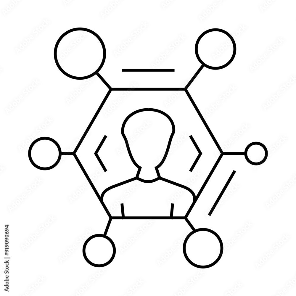 society esg line icon vector. society esg sign. isolated contour symbol black illustration society esg line icon vector. society esg sign. isolated contour symbol black illustration