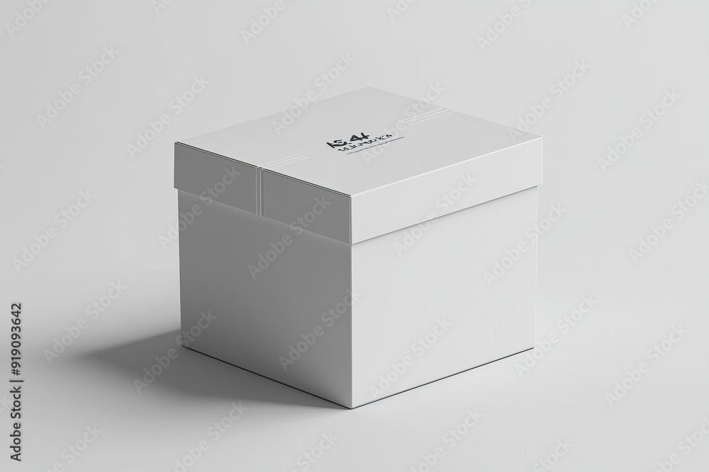 Paper Box Mockup A4 on isolated background created with Generative AI Paper Box Mockup A4 on isolated background created with Generative AI