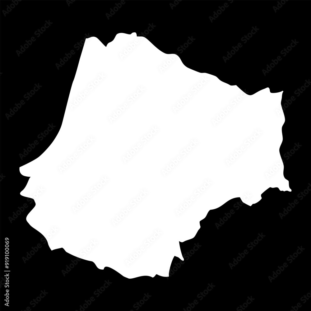 Rozaje Municipality map, administrative subdivision of Montenegro. Vector illustration. Rozaje Municipality map, administrative subdivision of Montenegro. Vector illustration.