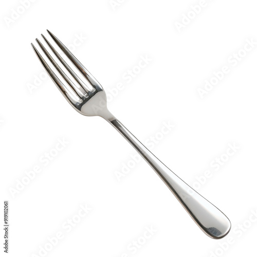 A fork is shown on a white background