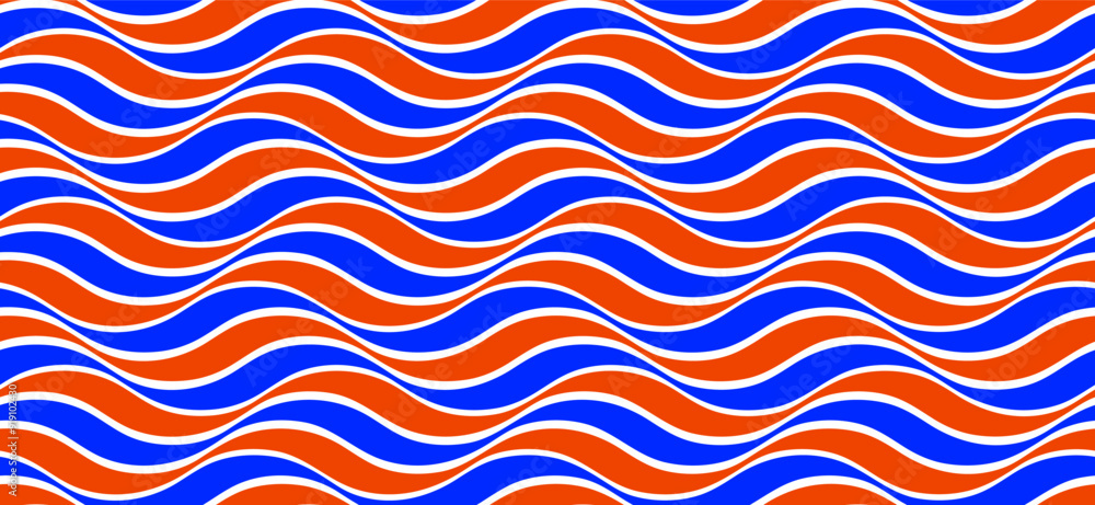 Wavy lines water seamless pattern vector, 3D dimensional endless background wallpaper design image, geometric stripy curved tillable texture. Wavy lines water seamless pattern vector, 3D dimensional endless background wallpaper design image, geometric stripy curved tillable texture.