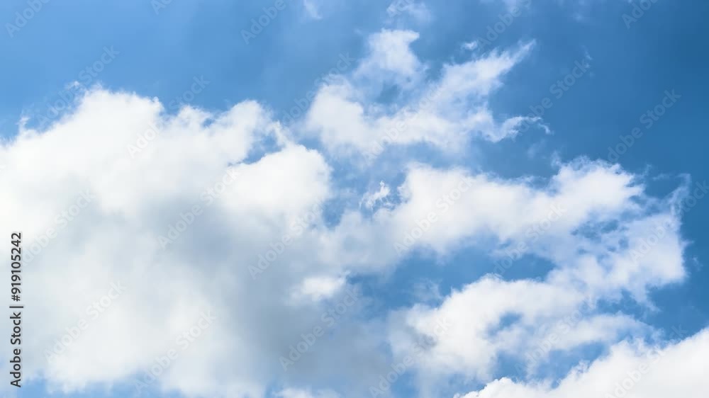 Blue Sky with Clouds Background Time Lapse Blue Sky with Clouds Background Time Lapse