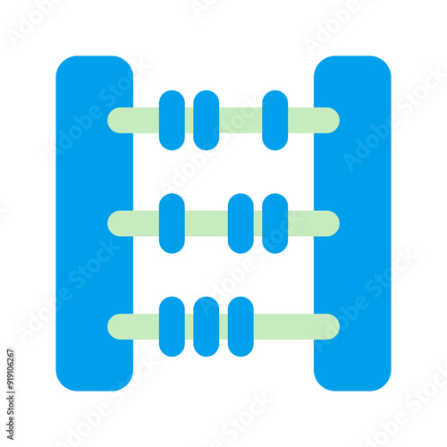 abacus duo tone icon