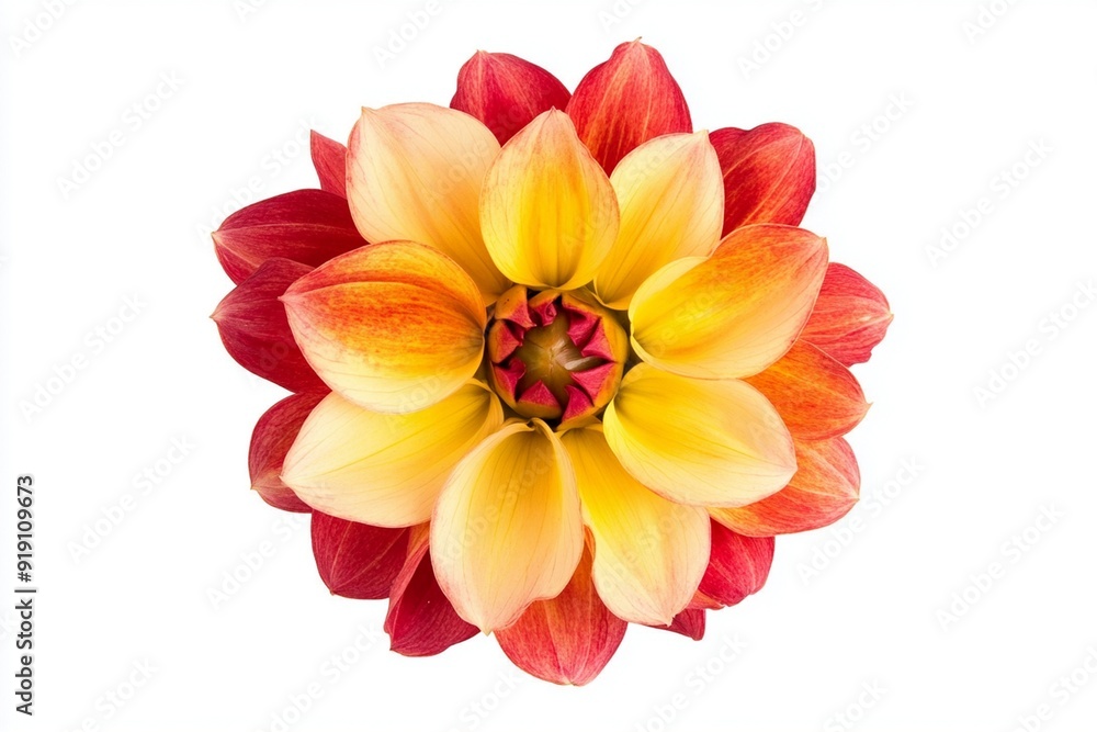 Fototapeta premium Many different coloring flowers in the summer isolated on white background