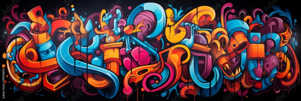 Street art graffiti website banner design Street art graffiti website banner design