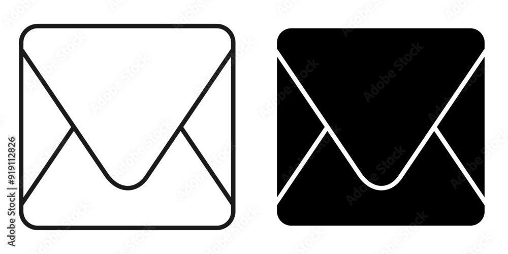 inbox or message icon or symbol inbox or message icon or symbol
