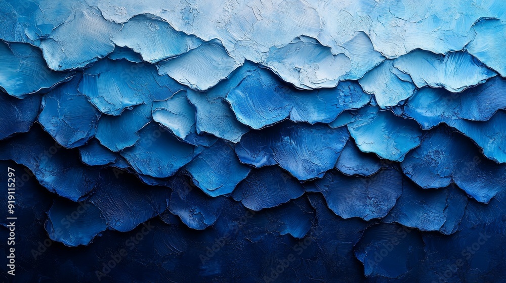 A blue ocean with waves A blue ocean with waves