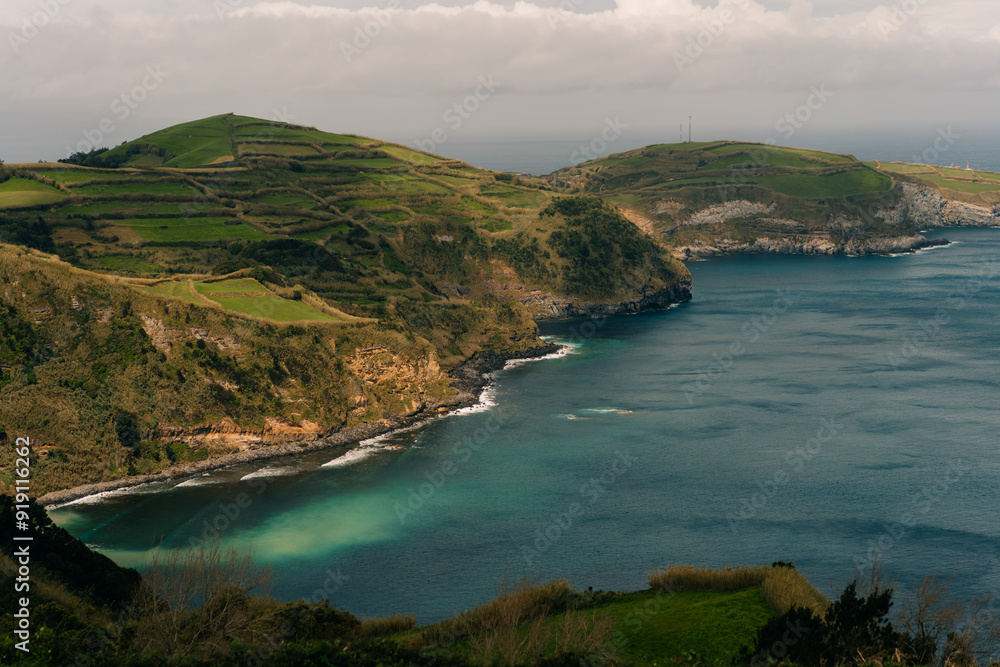 Fototapeta premium ponta da fonte grande in san miguel azores, portugal