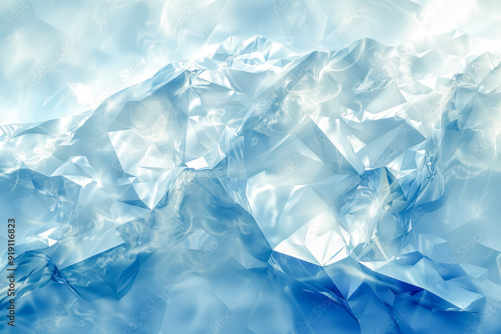 Abstract background of ice with light shining through Abstract background of ice with light shining through