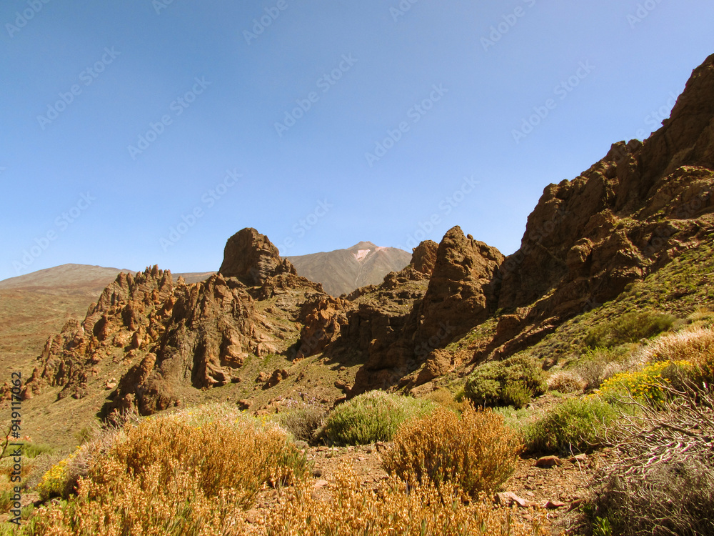 Rock formation, Teide National Park, Tenerife, Canary Islands, Spain Rock formation, Teide National Park, Tenerife, Canary Islands, Spain