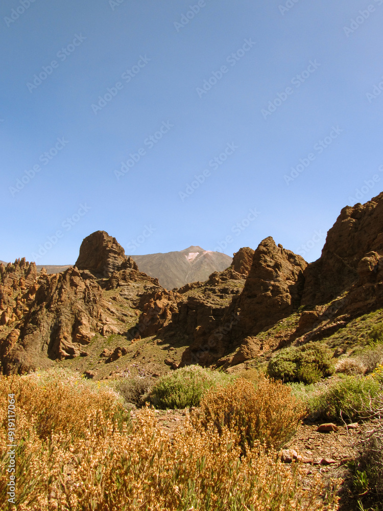 Fototapeta premium Teide National Park, Tenerife, Canary Islands, Spain